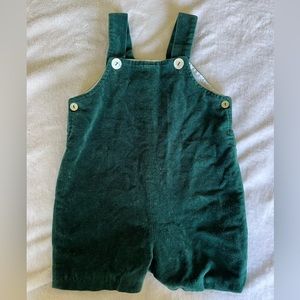 La Coqueta velvet green overall